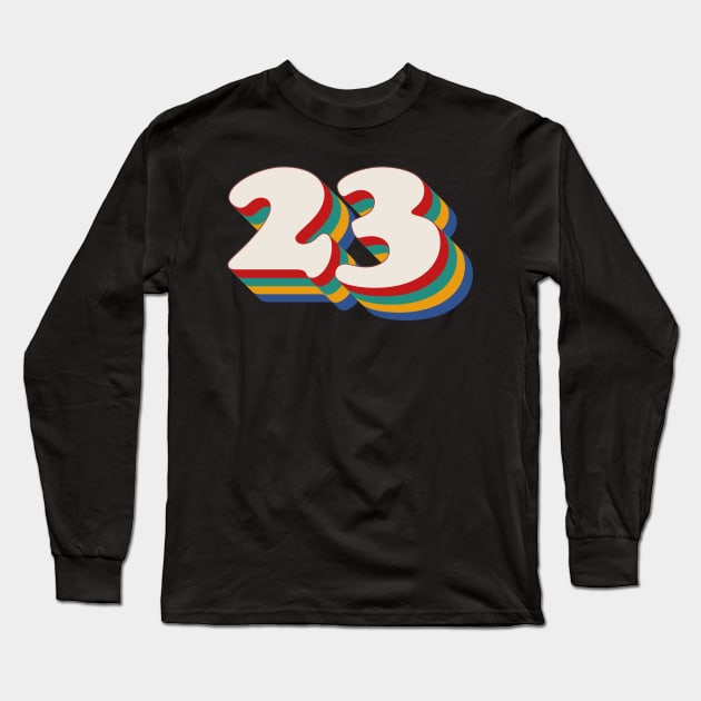 Number 23 Long Sleeve T-Shirt by n23tees